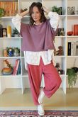 Conrad Layer Knit Dusky Rose